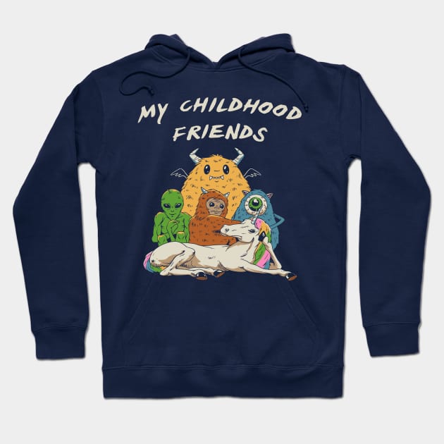 Imaginary Friends Club Hoodie by Vincent Trinidad Art